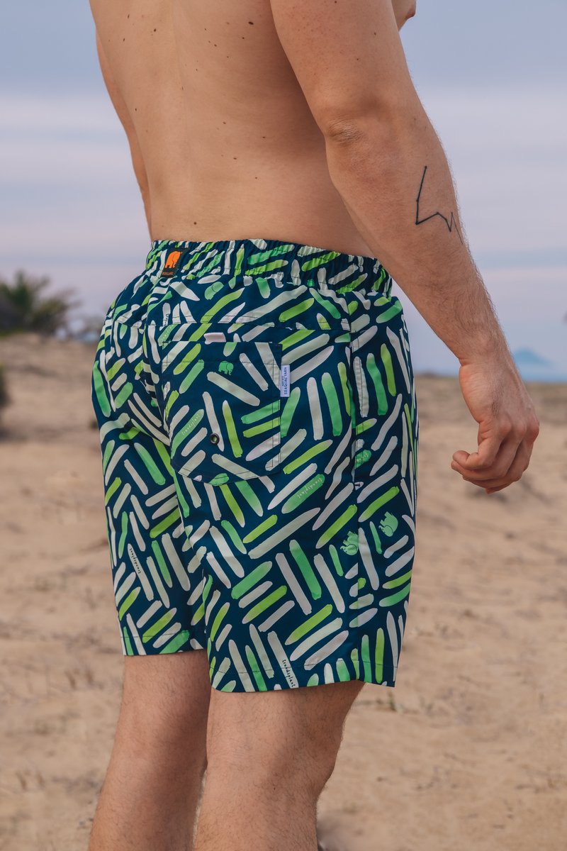 Strokes Swim Shorts Seaweed Blue