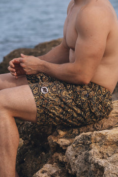 Forest Paisley Swim Shorts