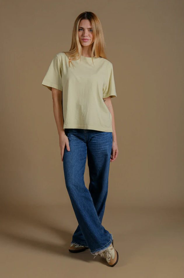 Women’s Essential Pigment T-Shirt White Jade