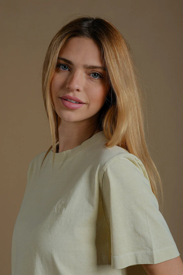 Women’s Essential Pigment T-Shirt White Jade