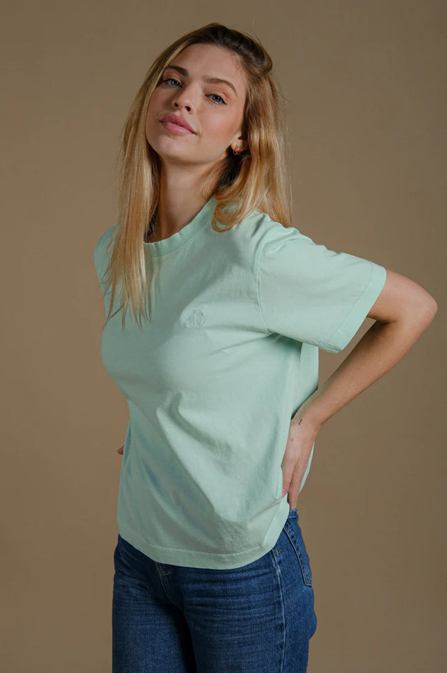 Women’s Essential Pigment T-Shirt Dusty Aqua