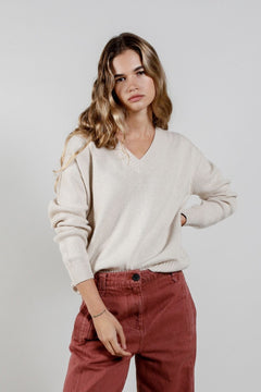 Wonder Wool Blend Jumper Sand