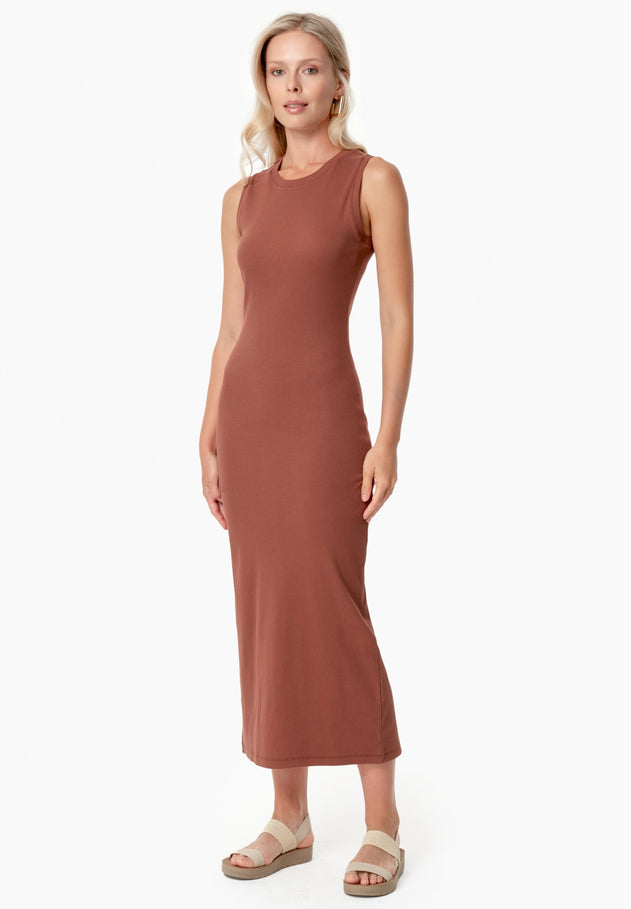 Durru Dress Coffee Brown