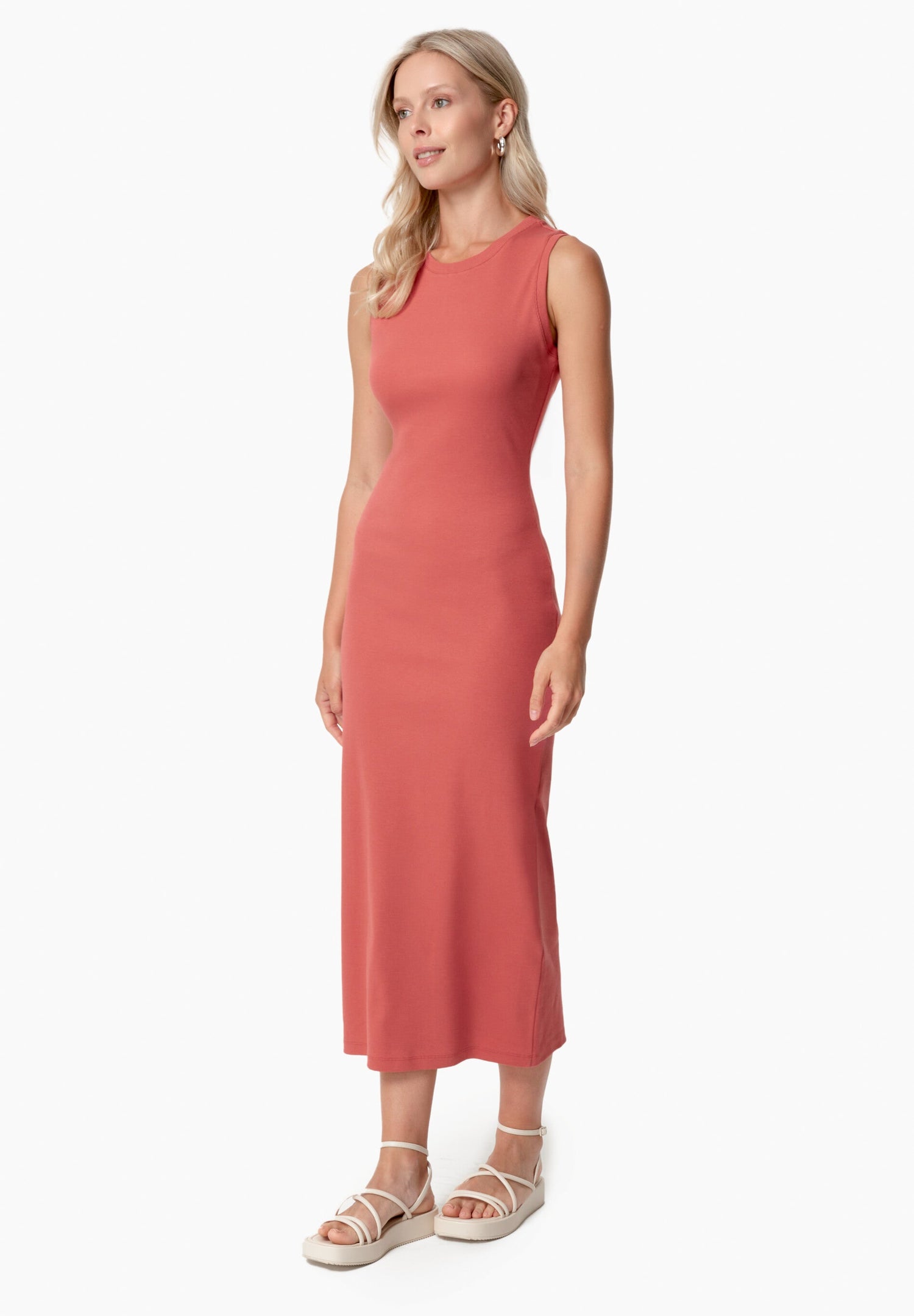 Durru Dress Red Wood