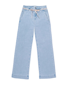 Dew Flared Soft Jeans French Pocket Light Blue