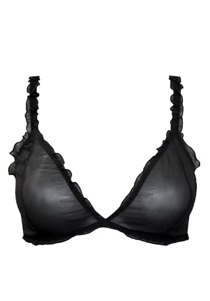 Daze Silkki Bralette Musta