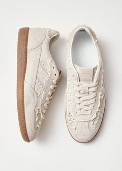 Tb.490 Crochet Cream Leather Sneakers