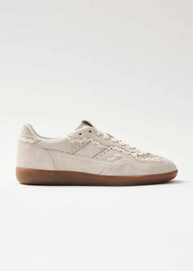 Tb.490 Crochet Cream Leather Sneakers