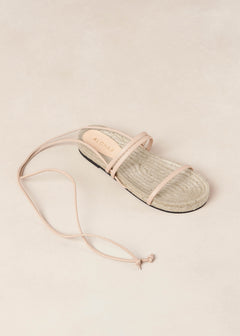 Rayna Leather Sandals Beige