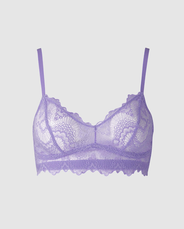 Lace Balconette Electric Lilac