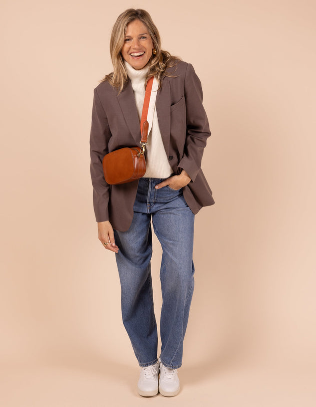 Maya Laukku Cognac