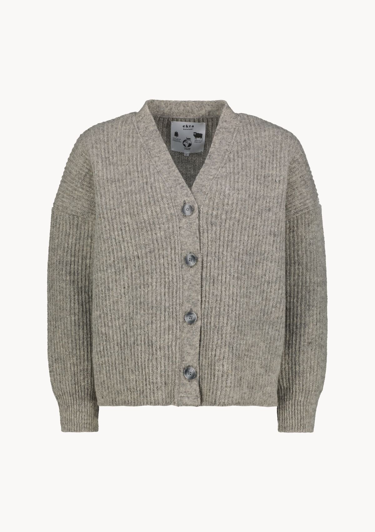 Elisabet Cardigan Mid Grey
