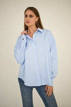 Classic Oversized Shirt Light Blue