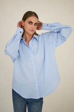 Classic Oversized Shirt Light Blue