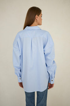 Classic Oversized Shirt Light Blue