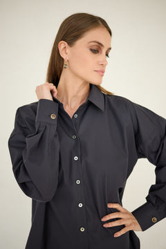 Classic Oversized Shirt Black