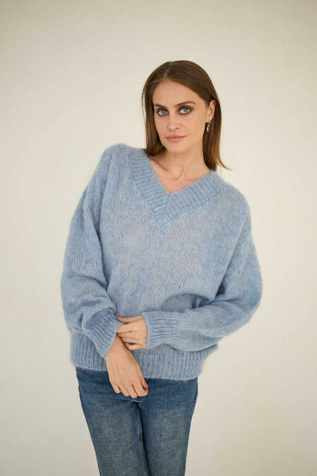 Mohair Sweater Blue