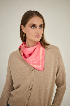 Cardigan Kashmir Neuletakki Beige