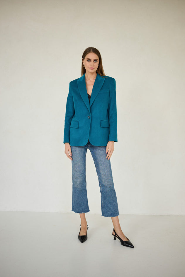 Corduroy Jacket Sea Blue
