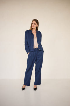 Enzo Pants Navy Blue