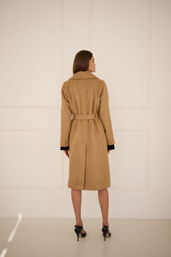 Classic Cashmere Coat Camel