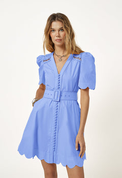 Euphoric Short Dress Vista Blue