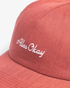 Floppy Cap  Dusty Red