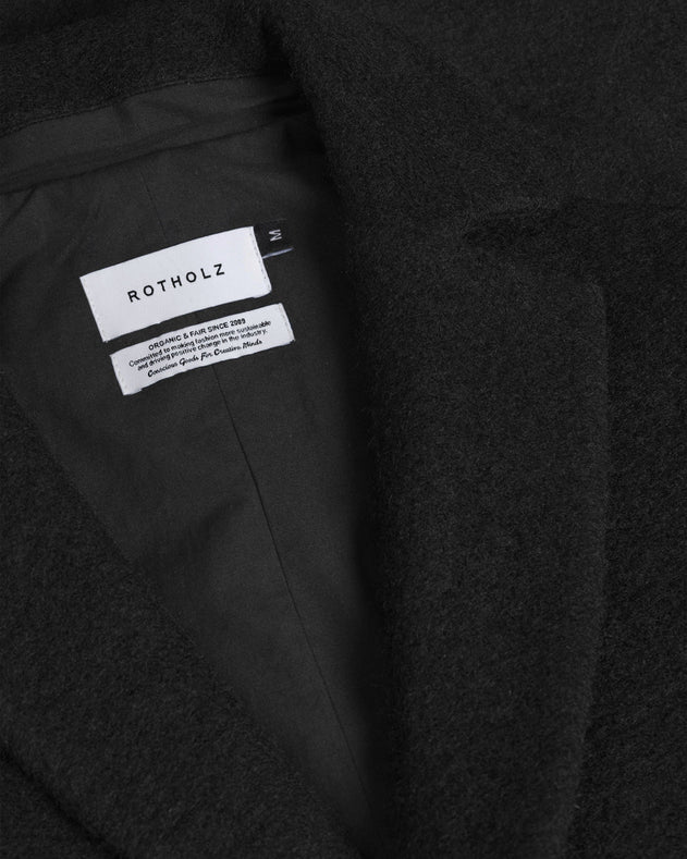 Formal Coat Soft Black