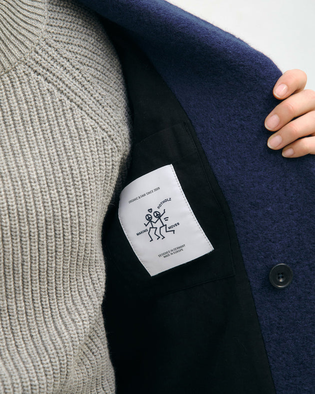 Formal Coat Royal Blue