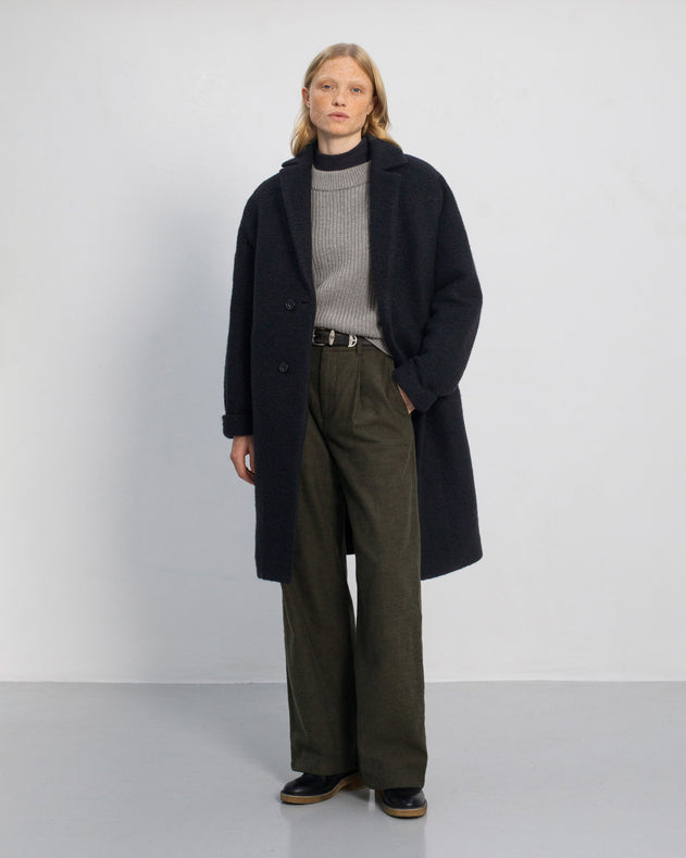 Formal Coat Soft Black