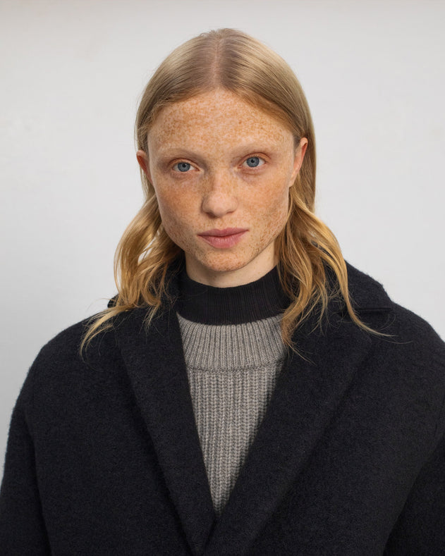 Formal Coat Soft Black