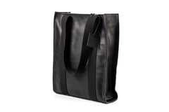 Leather Tote Manhattan Collection Black