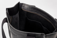 Leather Tote Manhattan Collection Black