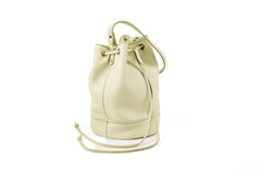 Leather Bucket Bag Chelsea Collection Pistachio