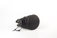 Leather Bucket Bag Chelsea Collection Black