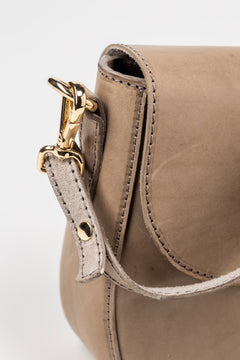 Leather Crossbody Broadway Collection Taupe