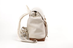 Leather Backpack Laurel Canyon Collection White