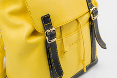 Leather Backpack Laurel Canyon Collection Yellow