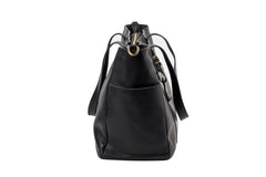 Leather Tote Fifth Avenue Collection Black