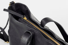 Leather Tote Fifth Avenue Collection Black