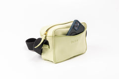 Leather Crossbody Sausalito Collection Pistachio