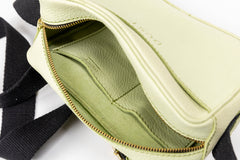 Leather Crossbody Sausalito Collection Pistachio