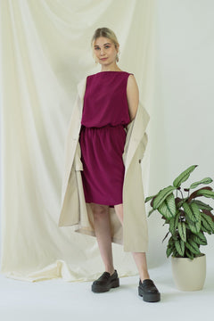Bella Dress Magenta