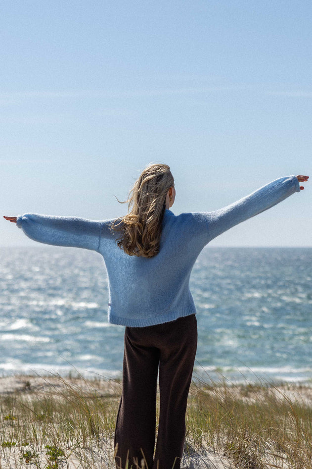 Melody Mohair Jumper Sky Blue