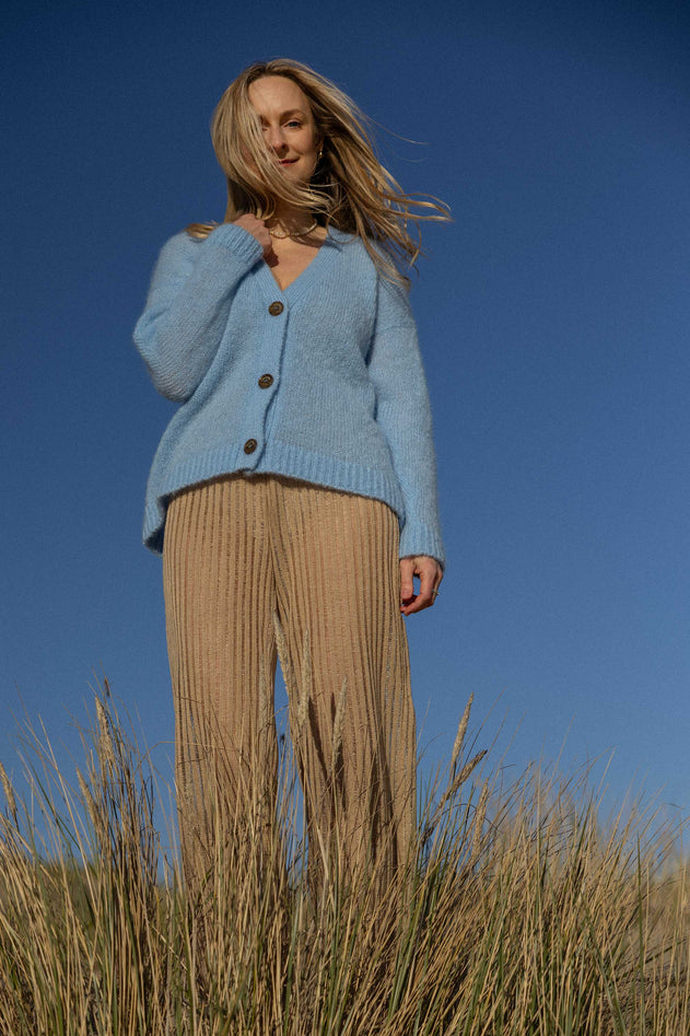 Melody Mohair Cardigan Sky Blue
