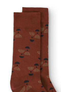 Crew Socks Mars Red Twilight
