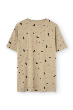 Men's George T-Shirt Sidereal Rain Beige