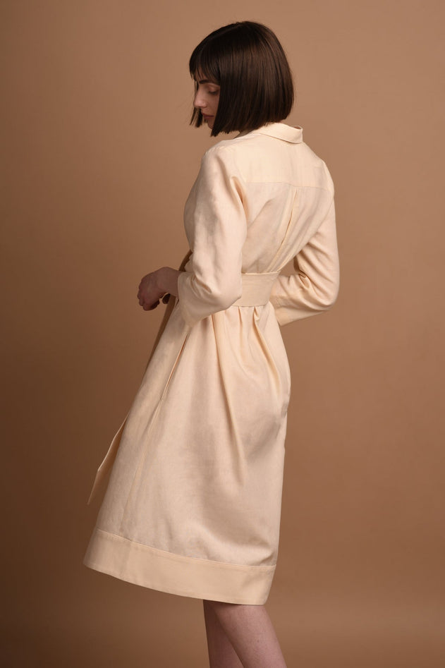 Mariam Dress Cream White