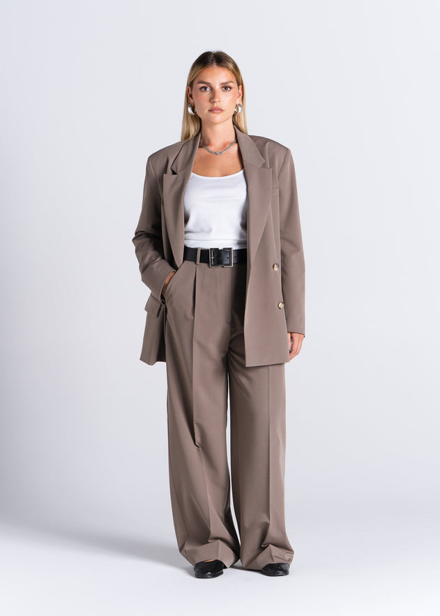 Jagger Tailored Trousers Taupe