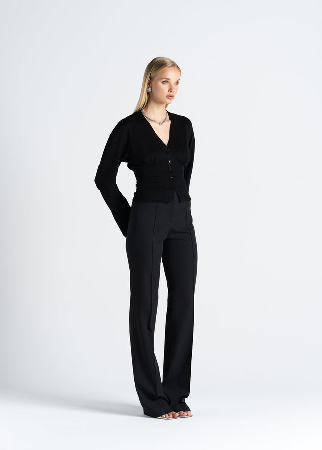 Jagger Flare Trousers Black
